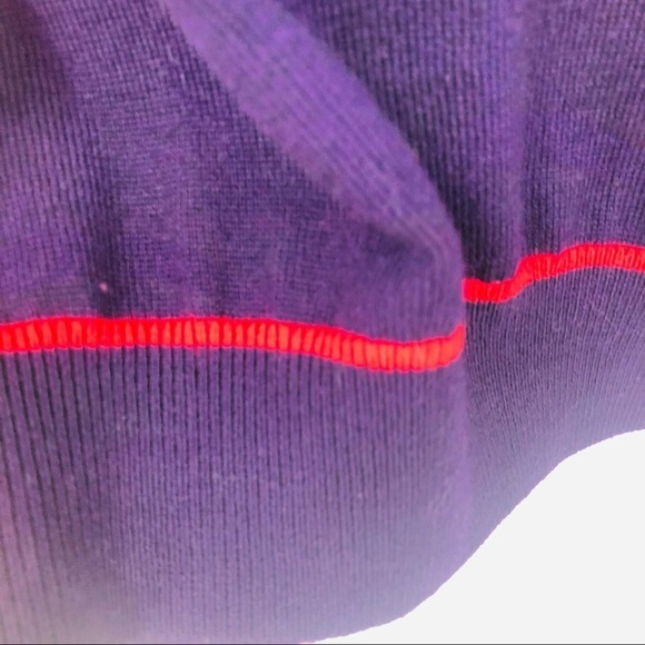 Bugatchi‎ Men’s purple and red v-neck sweater M - Picture 5 of 12